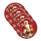 Sousplat Natal - 4 Peças - Sem Base