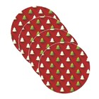 Sousplat Natal - 4 Peças - Sem Base