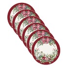 Sousplat Natal - 6 Peças - Com Base