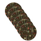 Sousplat Natal - 6 Peças - Sem Base