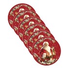 Sousplat Natal - 6 Peças - Sem Base