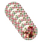 Sousplat Natal - 6 Peças - Sem Base