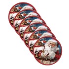 Sousplat Natal - 6 Peças - Sem Base