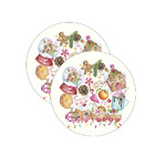 Sousplat Natal Doces Fundo Branco