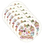 Sousplat Natal Doces Fundo Branco