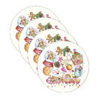 Sousplat Natal Doces Fundo Branco