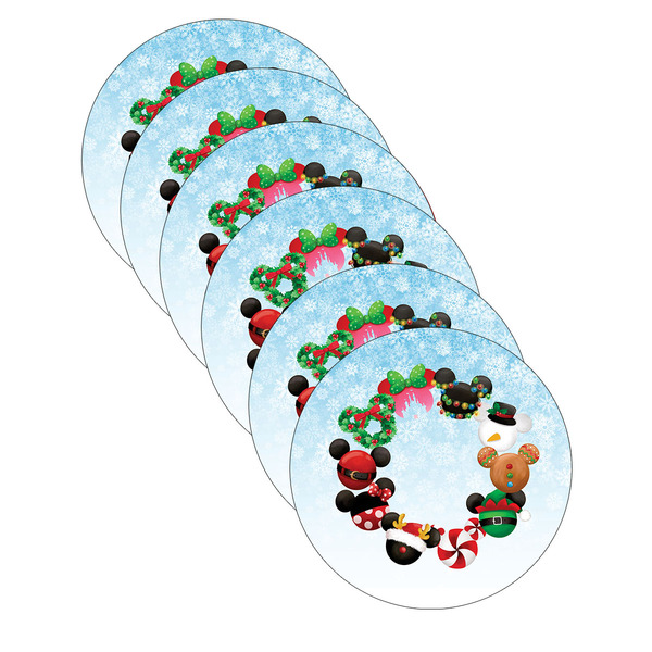 Sousplat Natal Magic - 6 Peças - Sem Base