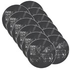 Sousplat Organic Farm - 12 Peças - Com Base