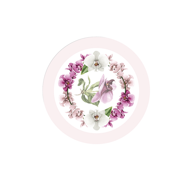 Sousplat Orquídea - 1 Peça - Sem Base