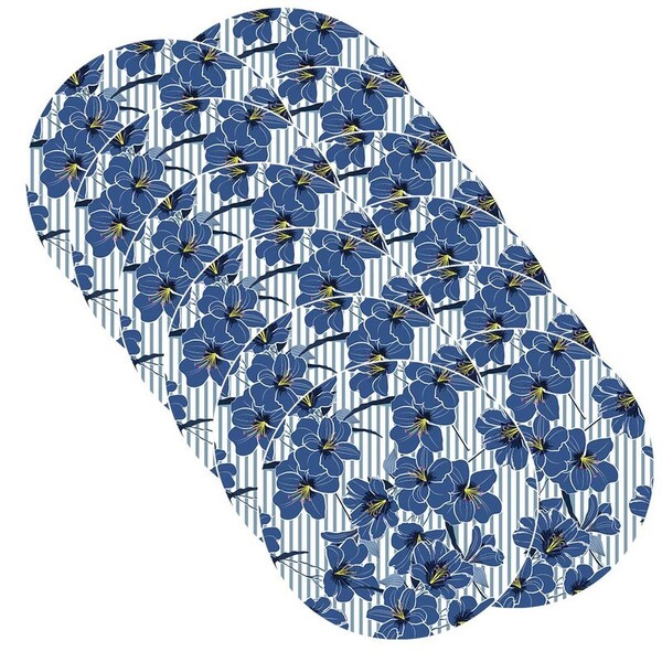 Sousplat Orquídeas - 12 Peças - Sem Base