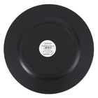 Sousplat com Borda para Mesa Natalina Glamour Clássico Champagne 33x33cm Chromus