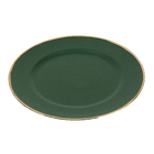 Sousplat para Mesa Plástico Verde 2x33x33cm Cromus