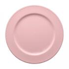 Sousplat Para Prato Sobremesa Rosa Candy 25cm - Wolff