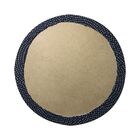 Sousplat Para Prato Suporte De Mesa Decorativo Preto Poá 30 C