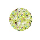 Sousplat Passaros Amarelo - 1 Peça - Com Base