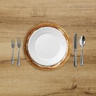 Sousplat Pizza Em Mdf 35x35cm