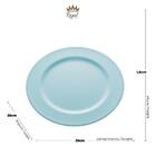 Sousplat Plástico Azul Candy 25cm