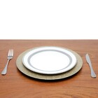 Sousplat Plástico Dourado Rojemac