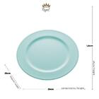 Sousplat Plástico Menta Candy 25cm