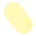 Sousplat Poá Amarelo - 4 Peças - Com Base