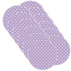 Sousplat Poá Lilás - 12 Peças - Sem Base