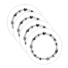 Sousplat Por Onde For - 4 Peças - Com Base