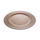 Sousplat Pp Textura Rattan Marrom 33cm