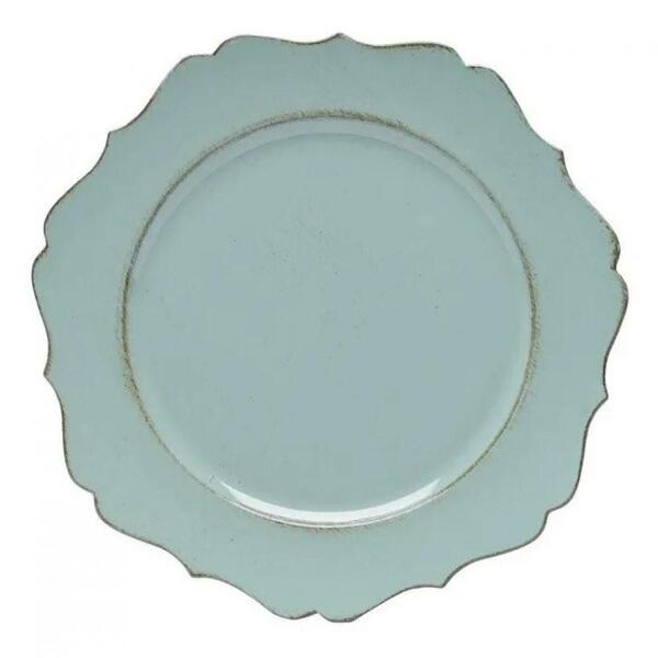 Sousplat Premium De Plastico Star Verde 33cm Lyor