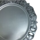 Sousplat Princess Intense Prata 36 5cm - 754