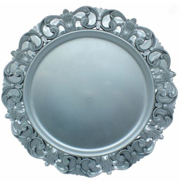 Sousplat Princess Intense Prata 36 5cm - 754