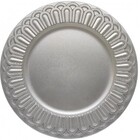 Sousplat Redondo Romano Prata 36cm - 1174