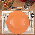 Sousplat Redondo Valence Basic Salmão 33cm