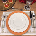 Sousplat Redondo Valence Basic Salmão 33cm