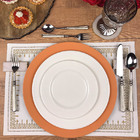 Sousplat Redondo Valence Basic Salmão 33cm