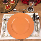 Sousplat Redondo Valence Basic Salmão 33cm