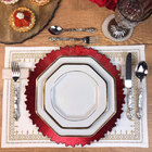 Sousplat Redondo Valence Baux Vermelho 33cm