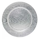 Sousplat Texture Madel Prata 33cm Wincy