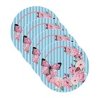 Sousplat Tiffanny Butterfly - 4 Peças - Sem Base