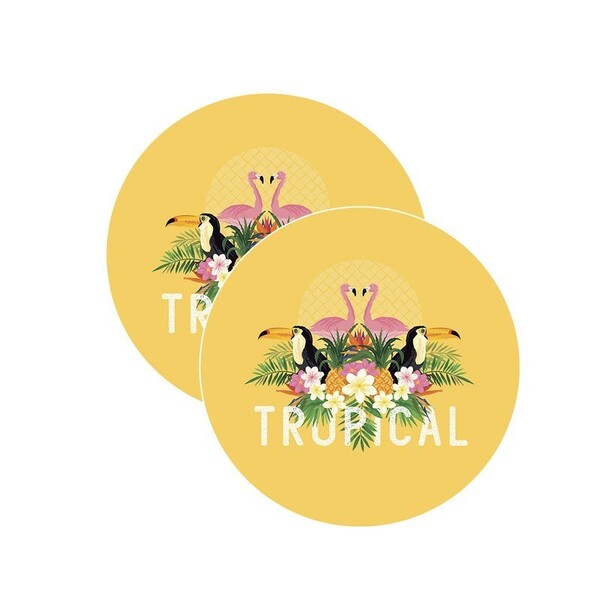 Sousplat Tropical - 2 Peças - Com Base