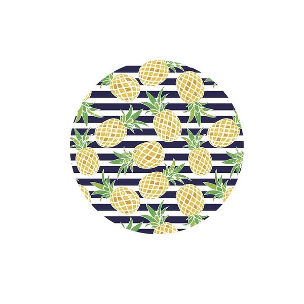 Sousplat Tropical Abacaxi - 1 Peça - Sem Base