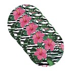 Sousplat Tropical Flores - 4 Peças - Com Base