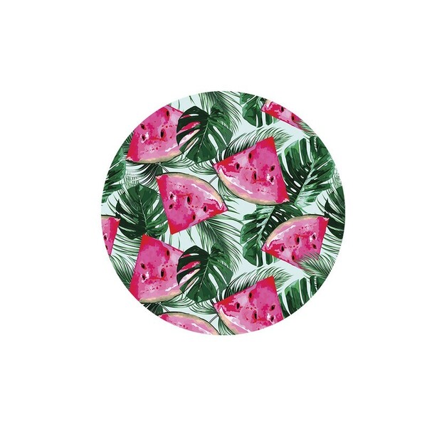 Sousplat Tropical Melancia - 1 Peça - Com Base