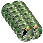 Sousplat Tucano Folhas - 12 Peças - Sem Base