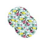 Sousplat Tucanos 2 - 2 Peças - Sem Base