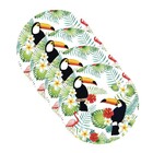 Sousplat Tucanos - 4 Peças - Sem Base