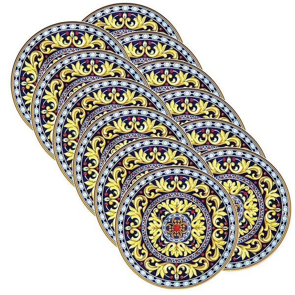Sousplat Turco 2 - 12 Peças - Sem Base