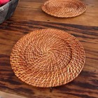 Sousplat Tyft Organic Rattan 32cm Yoi