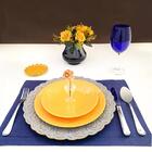 Sousplat Wolff De Plástico Azul 33cm