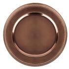 Sousplat Wolff Marrom De Plástico 33cm