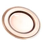 Sousplat Wolff Marrom De Plástico 33cm